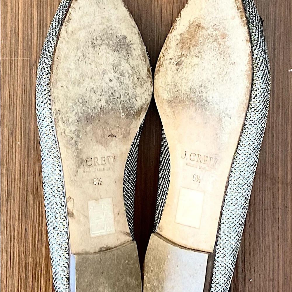 Jcrew Pointy Toe Party Flats - image 7